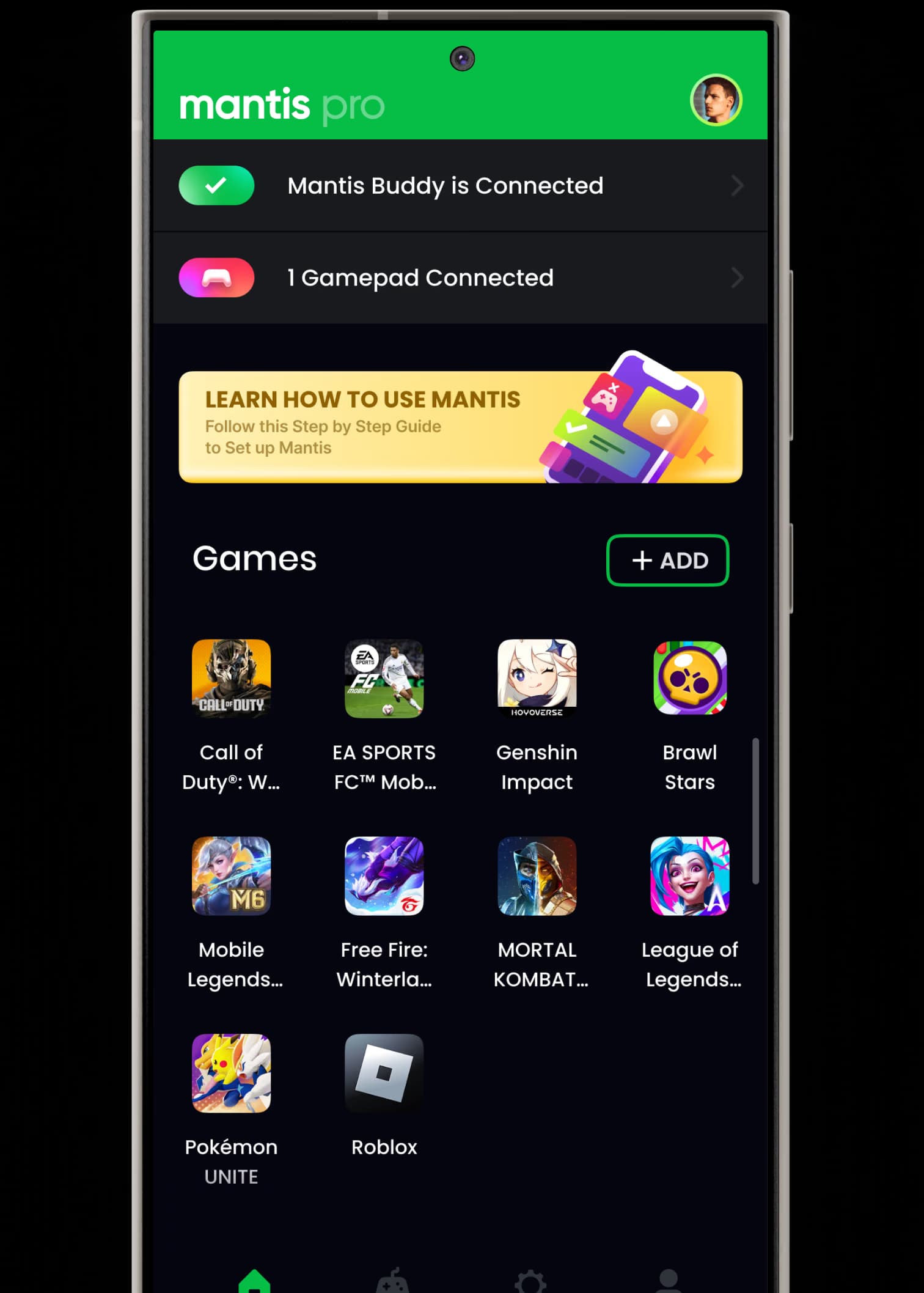 Mantis Pro App